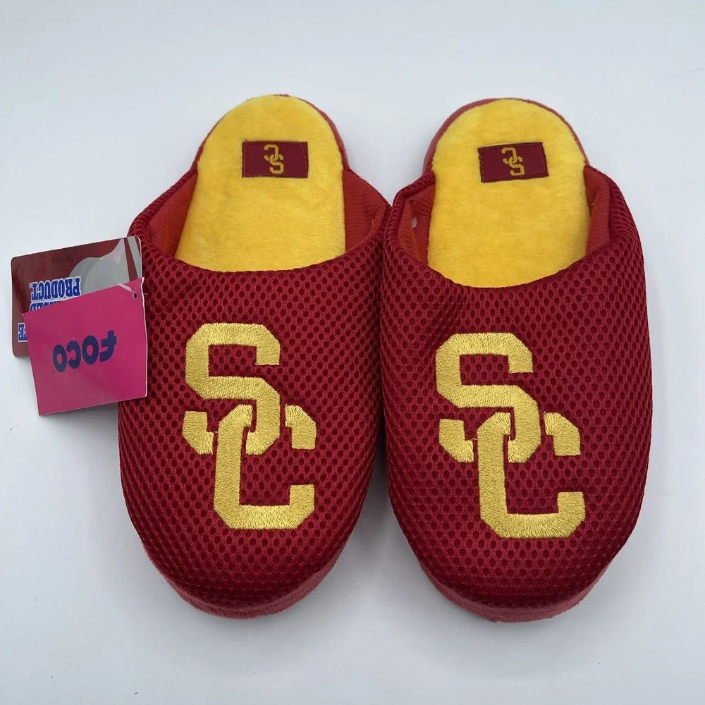 Foco USC Trojans Slippers Youth XL‎ (7-8) New